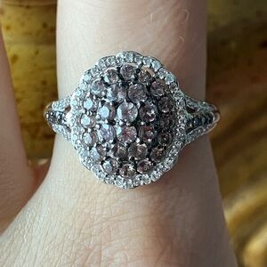 Color Changing Garnet Sterling Silver Ring Size 9